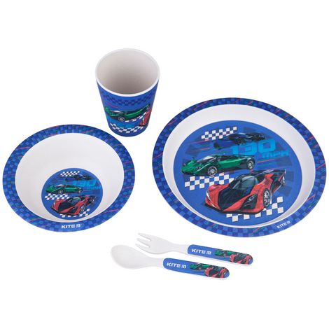 Набор посуды из бамбука Kite Racing, 5 предметов - №1
