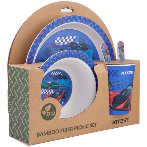 Набор посуды из бамбука Kite Racing, 5 предметов - №2