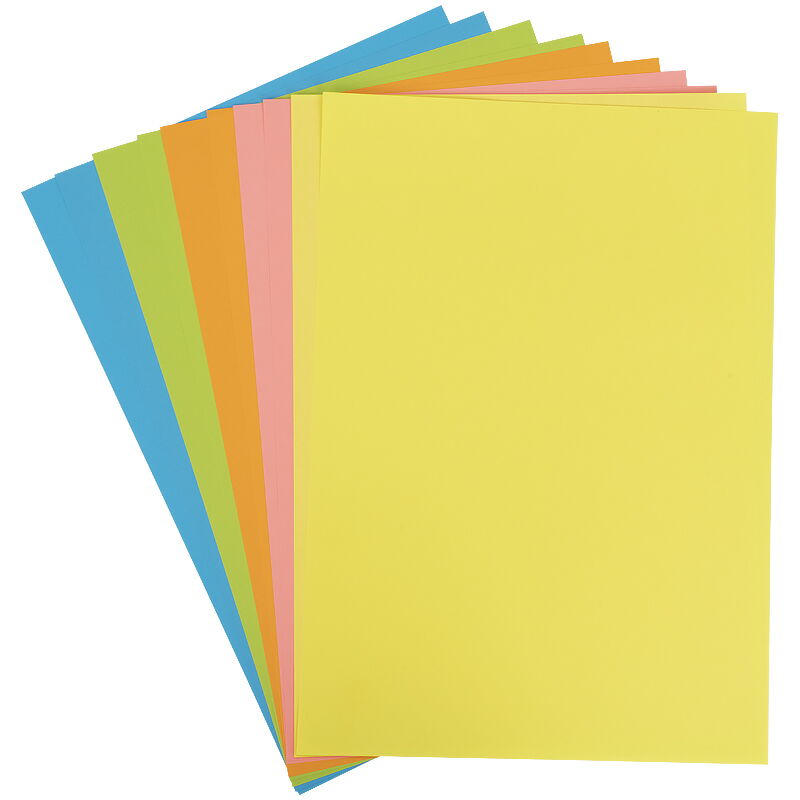 Бумага цветная двусторонняя КІТЕ Transformers А4, 10 листов, 5 цветов - №2