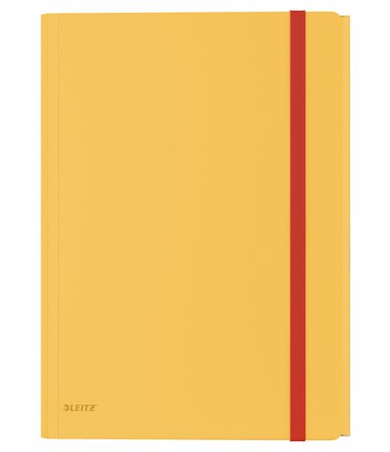 Папка на резинке с конвертом Leitz Cosy A4, желтая - №1