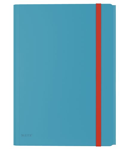 Папка на резинке с конвертом Leitz Cosy A4, синяя - №1