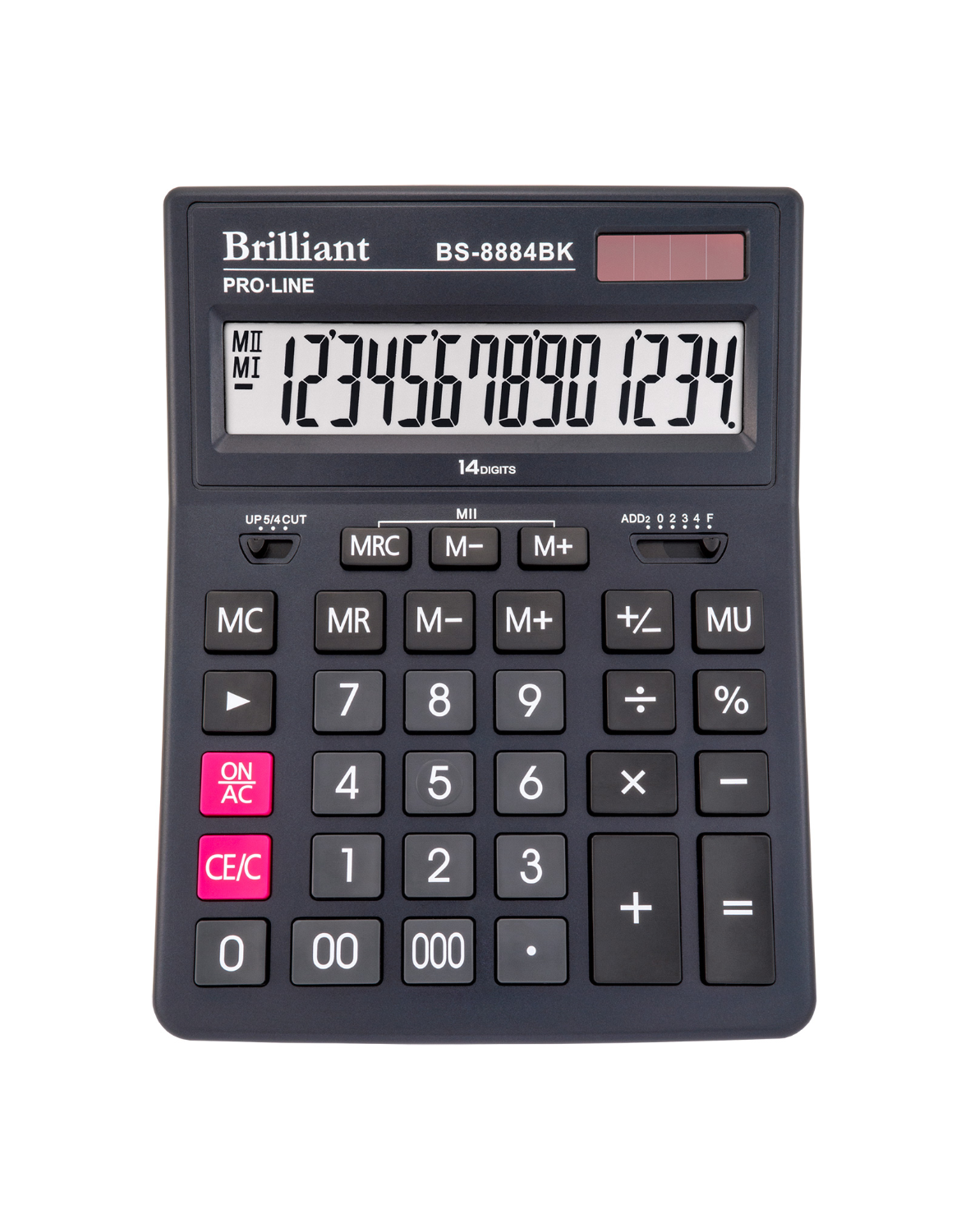 Калькулятор Brilliant BS-8886BK, 14 разрядов - №1
