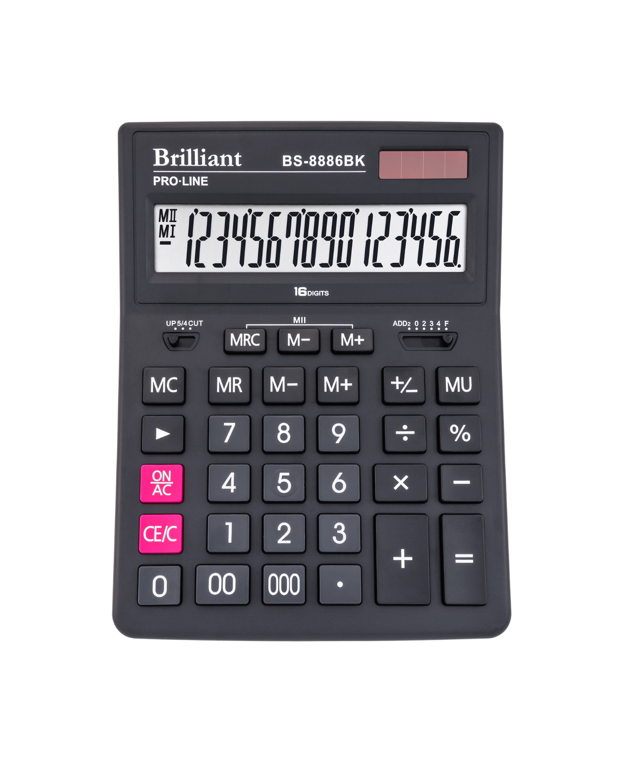 Калькулятор Brilliant BS-8886BK, 16 разрядов