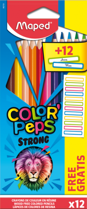 Карандаши цветные Maped COLOR PEPS Classic, 12 цветов - №1