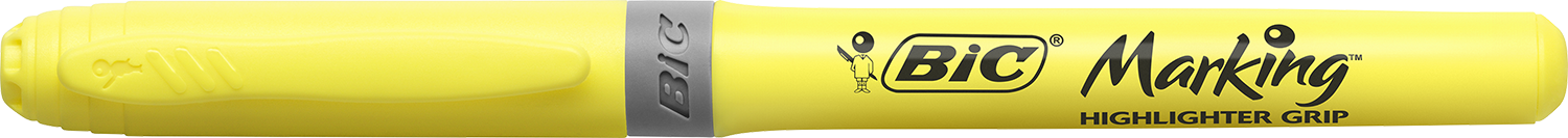 Маркер текстовый Centropen"Grip" bc811935, 1.6-3.5 мм, желтый - №1