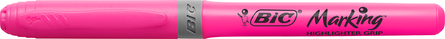 Маркер текстовый Centropen"Grip" bc811934, 1.6-3.5 мм, розовый - №1