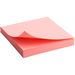 Блок бумаги для заметок Axent 75x75 мм, склеенный, пастельный розовый - №1