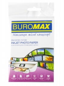 Фотопапір глянцевий 10х15см, 200 г/м2, 100л.