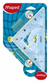 Косинець 45°х90°х45°/21 см UNBREAKABLE, асорті
