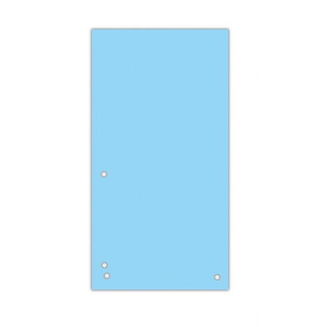 Индекс-разделитель DONAU 10.5х23 см, картон, синий, 100 шт - №1