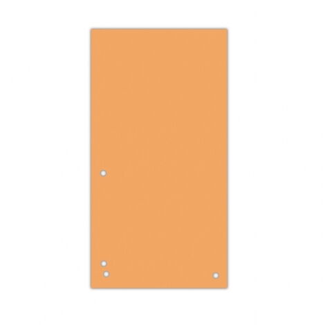Индекс-разделитель DONAU 10.5х23 см, картон, оранжевый, 100 шт - №1