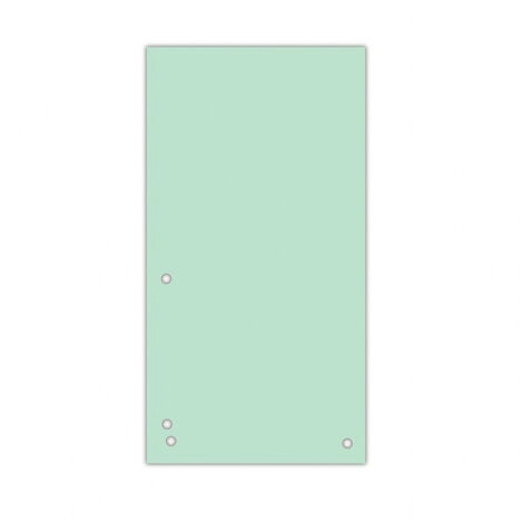 Индекс-разделитель DONAU 10.5х23 см, картон, зеленый, 100 шт - №1
