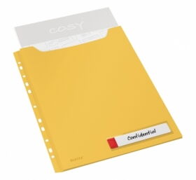 Файл для документов Leitz Cosy расширяющийся А4, 200 мкм, 3 шт, желтый
