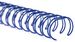 Металлическая пружина wireMARK А4 9.5 мм 3:1, синяя, 100 шт - №1