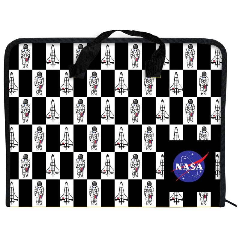 Пластиковый портфель KITE NASA А4, 1 отделение - №1