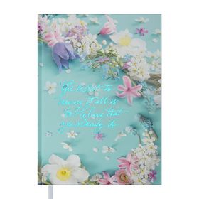 Ежедневник недатированный Buromax PRETTY, голубой