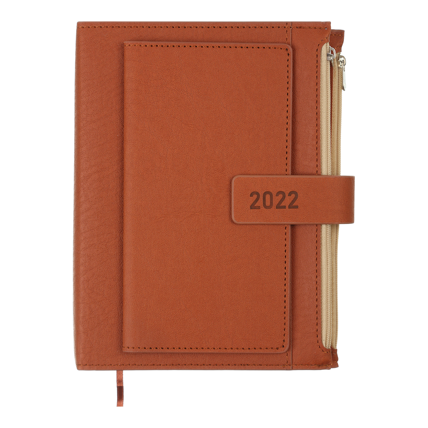 Ежедневник датированный 2022 Buromax ENIGMA, коричневый