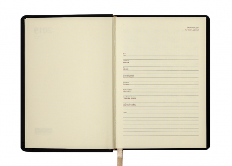 Ежедневник датированный 2022 Buromax BRAVO (Soft), коричневый - №4