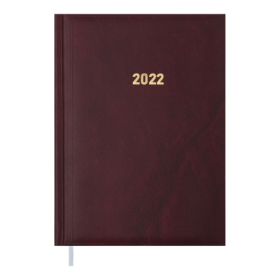 Ежедневник датированный 2022 Buromax BASE (Miradur), бордовый