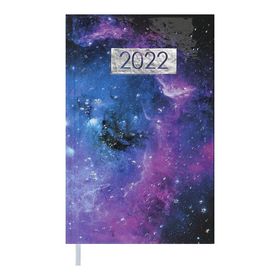 Щоденник датований 2019 Buromax Design STELLA, фіолетовий, A6