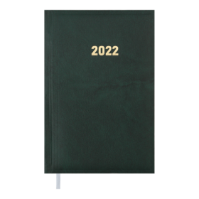 Ежедневник датированный 2022 Buromax Classic BASE(Miradur), зеленый, А6