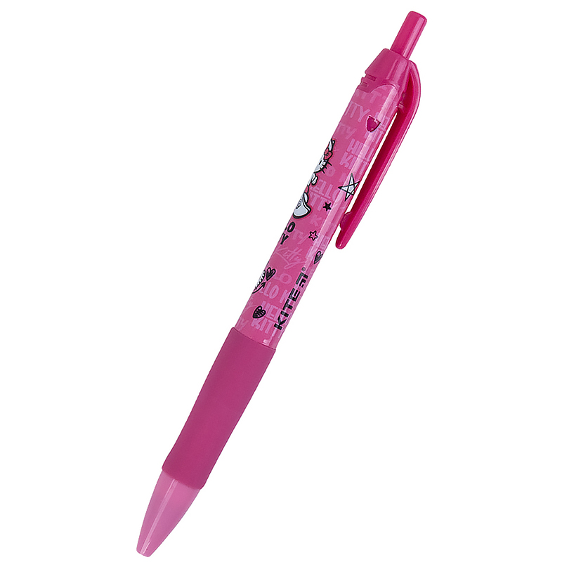 Ручка шариковая автоматическая KITE Hello Kitty  0,5 мм, синий