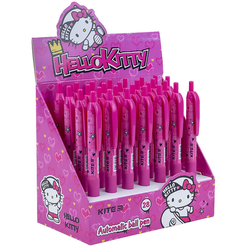 Ручка  кулькова автоматична KITE Hello Kitty  0,5 мм, синій - №2