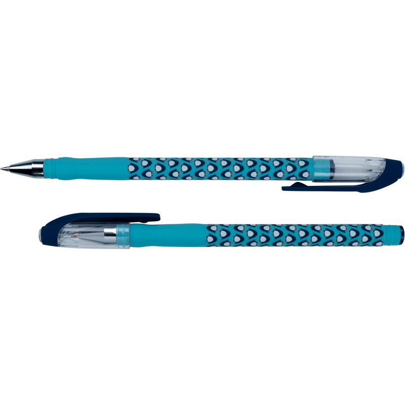 Ручка кулькова Axent Penguins 0,5 мм, синій - №4