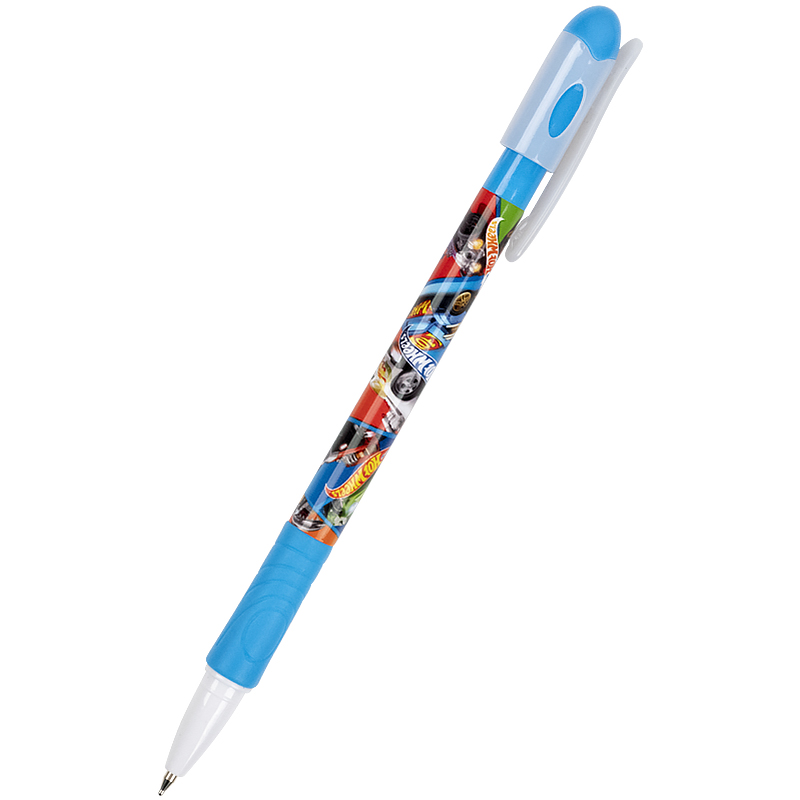 Ручка масляная KITE Hot Wheels 0,7 мм, синий