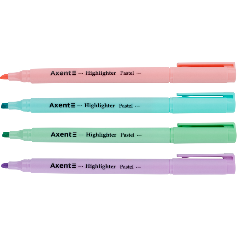 Набір маркерів текстових Axent Highlighter Pastel 2533-A, 2-4 мм, асорті