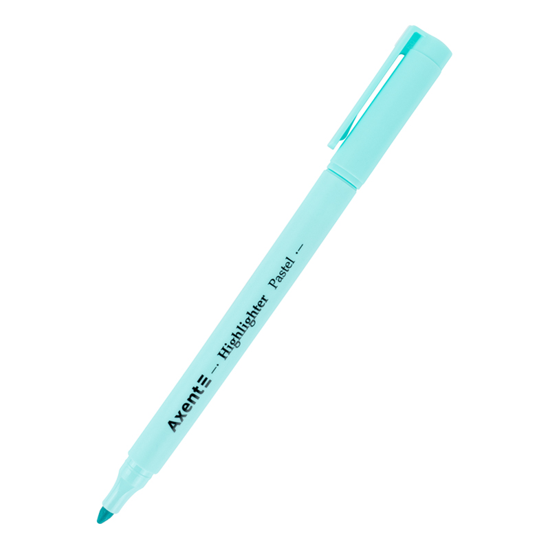 Маркер Axent Highlighter Pastel 2533-A, 2-4 мм, бірюзовий