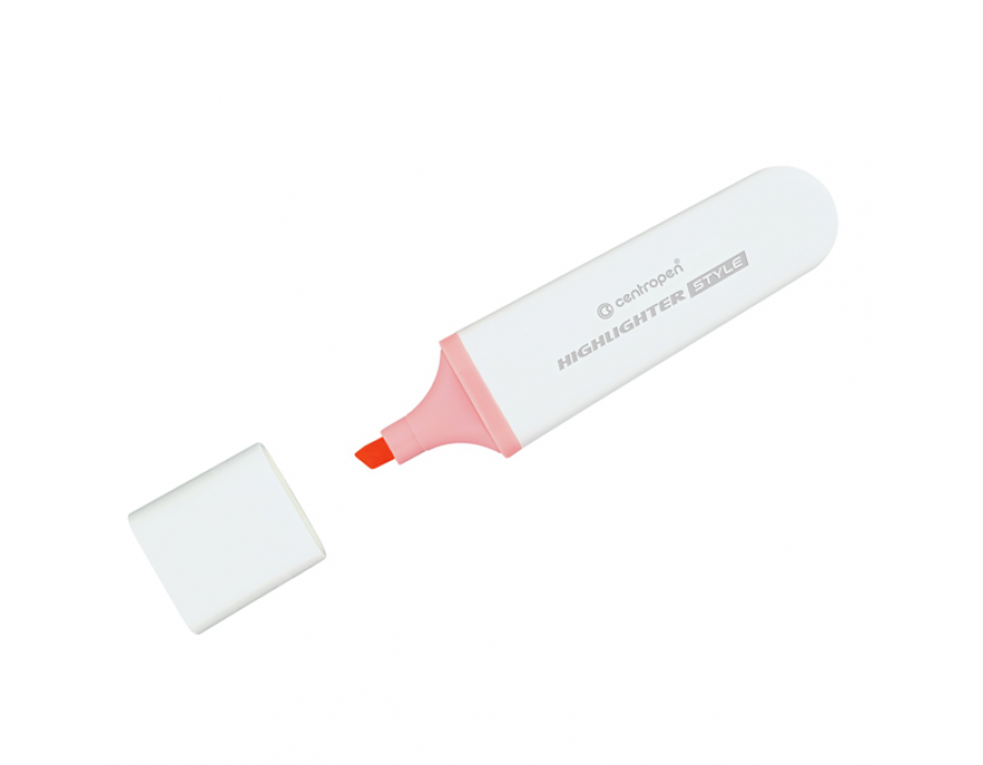 Маркер текстовый Centropen Highlighter Style 6252 пастель, 1-4,6 мм розовый