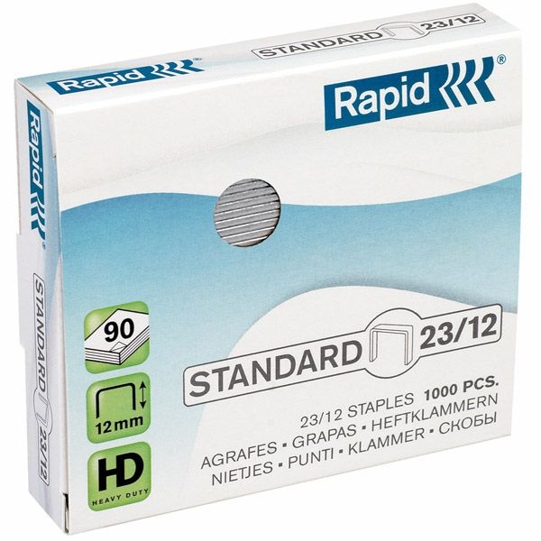 Скоби RAPID 23/12мм 1М Standard 1000шт