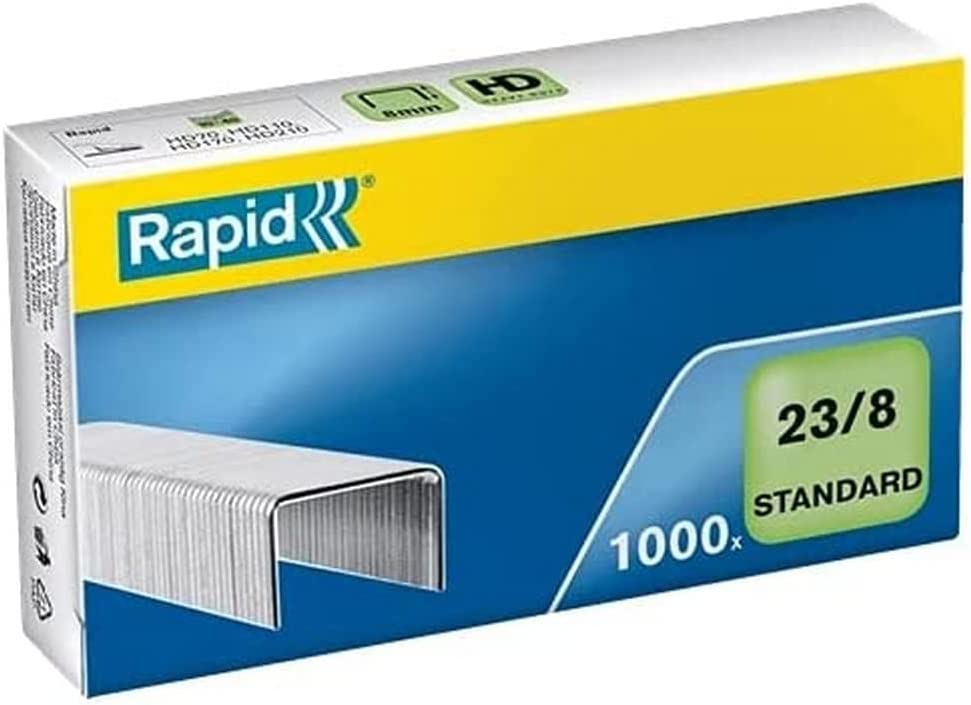 Скоби RAPID Standard 23/8мм 1M G, 1000 шт - №1