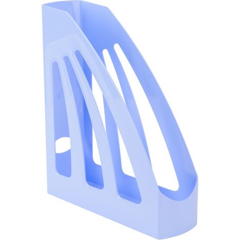 Лоток для бумаг вертикальный Axent Pastelini пластиковый, голубой - №1