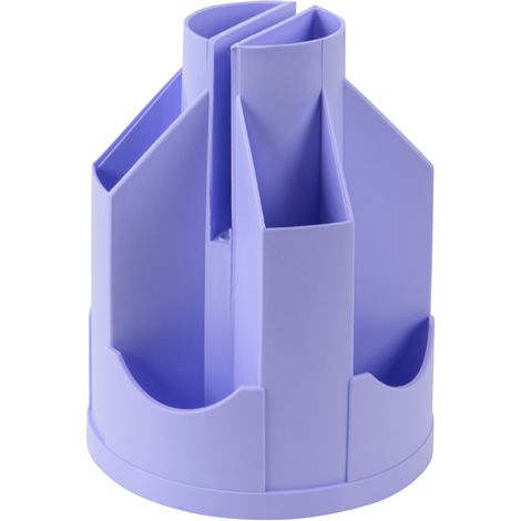 Подставка-органайзер для ручек пластиковая Axent Delta Pastelini, 11 отделений, сиреневая - №1