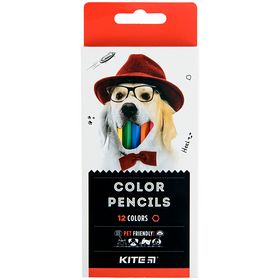Олівці кольорові KITE Dogs, 12 кольорів