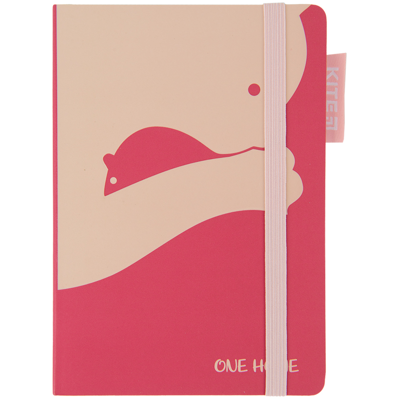 Блокнот KITE 12х16.9 см, 96 листов, розовый - №1