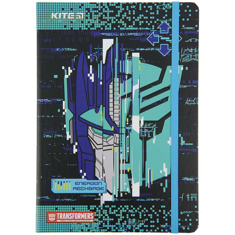 Блокнот KITE Transformers A5, 80 листов,клетка, принт - №1