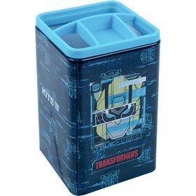 Підставка для ручок металева квадратна KITE Transformers, 3 відділення