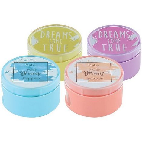 Точилка KUM 208 Dreams Pastell с контейнером, 2 отверстия, ассорти - №1