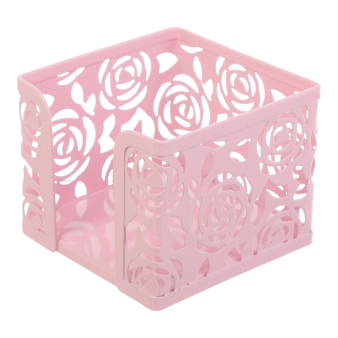 Бокс для паперу металевий Buromax ROSE PASTEL, рожевий