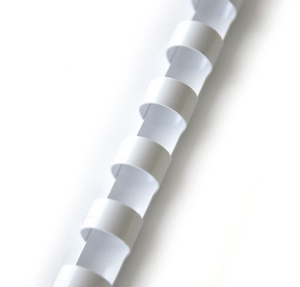 Пластиковая пружина 38 мм, белая, 50 шт - №1