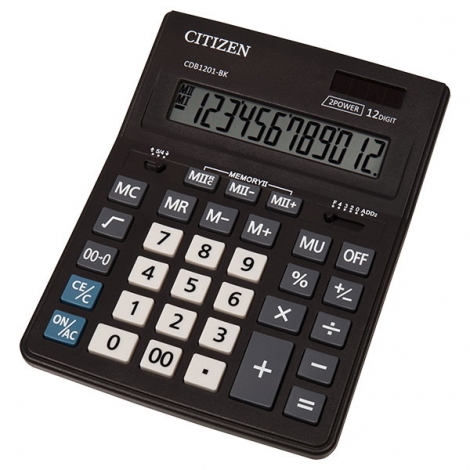 Калькулятор Citizen CDB1201-BK, 12 разрядов - №1