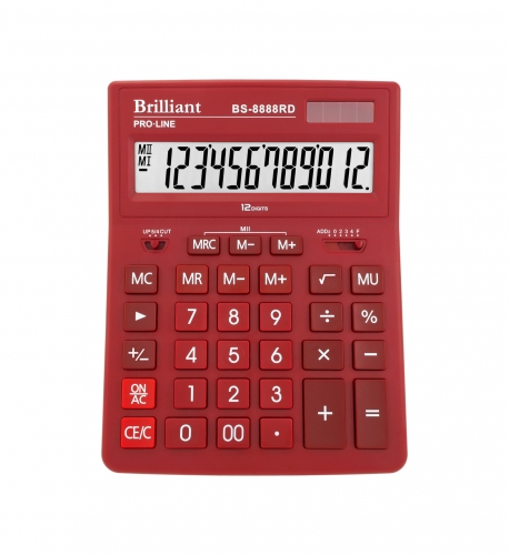 Калькулятор Brilliant BS-8888RD 12 разрядов - №1