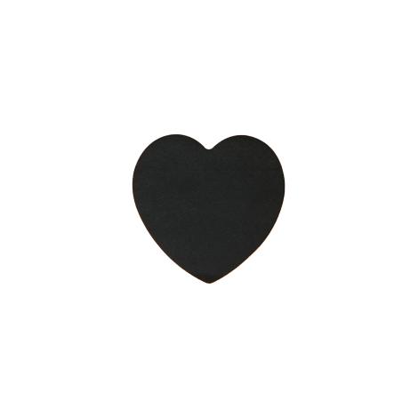 Блок бумаги для заметок BLACK HEART, с клейким слоем, 70х70 мм, 50 л., черный, KIDS Line - №2