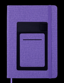 Блокнот діловий Buromax COMFORT А5, 96 листів, крапка, фіолетовий