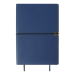 Блокнот деловой Buromax DUET А5, 192 листов, клетка+линия, синий - №2