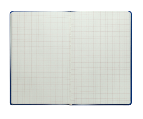 Блокнот деловой Buromax DUET А5, 192 листов, клетка+линия, синий - №6