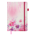 Блокнот деловой Buromax CHERIE А5, 96 листов, нелинованый, розовый - №1